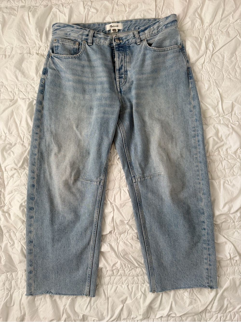Madewell Women’s Barrel Leg The Darted Light Jeans 29P